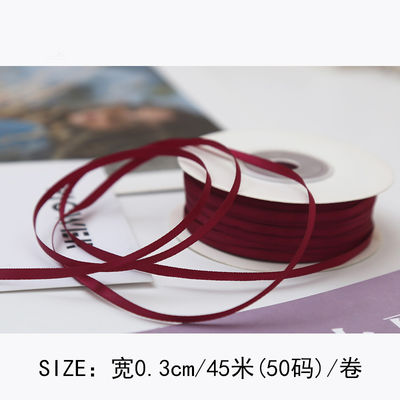 3mm polyester ruban satiné double face haute densité satin finition poly ruban