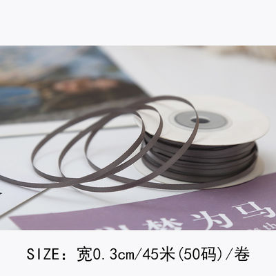 3mm polyester ruban satiné double face haute densité satin finition poly ruban