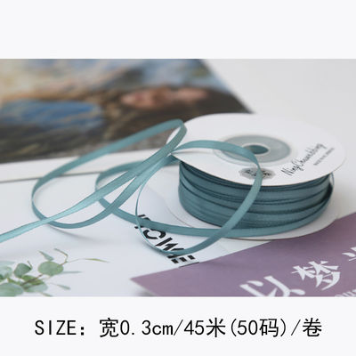 3mm polyester ruban satiné double face haute densité satin finition poly ruban