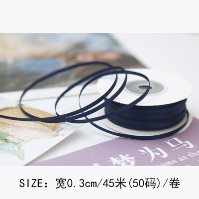 3mm polyester ruban satiné double face haute densité satin finition poly ruban