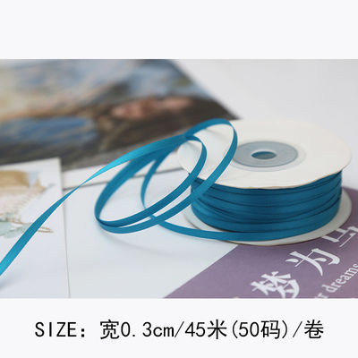 3mm polyester ruban satiné double face haute densité satin finition poly ruban