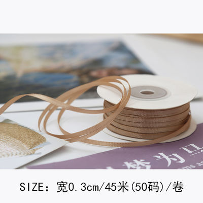 3mm polyester ruban satiné double face haute densité satin finition poly ruban