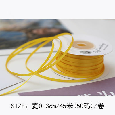 3mm polyester ruban satiné double face haute densité satin finition poly ruban