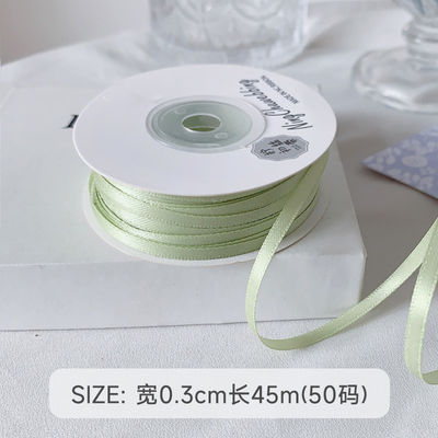 3mm polyester ruban satiné double face haute densité satin finition poly ruban