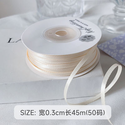 3mm polyester ruban satiné double face haute densité satin finition poly ruban