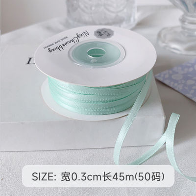 3mm polyester ruban satiné double face haute densité satin finition poly ruban