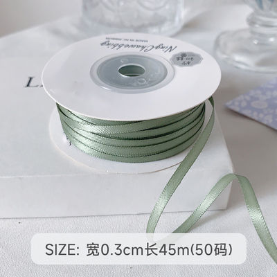 3mm polyester ruban satiné double face haute densité satin finition poly ruban