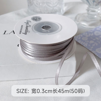3mm polyester ruban satiné double face haute densité satin finition poly ruban