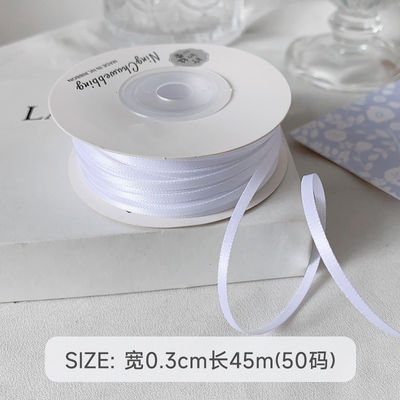 3mm polyester ruban satiné double face haute densité satin finition poly ruban
