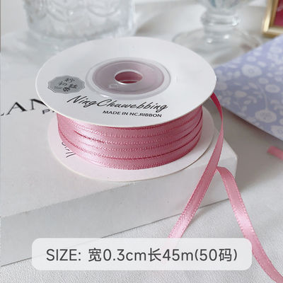 3mm polyester ruban satiné double face haute densité satin finition poly ruban