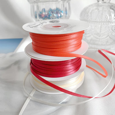 3mm polyester ruban satiné double face haute densité satin finition poly ruban