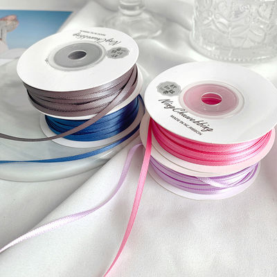 3mm polyester ruban satiné double face haute densité satin finition poly ruban