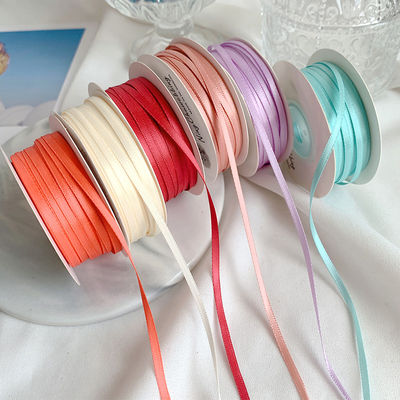 3mm polyester ruban satiné double face haute densité satin finition poly ruban