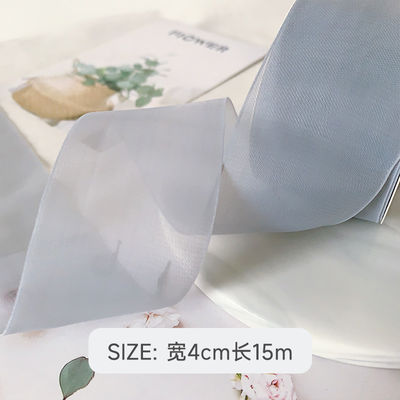 Le ruban d'organza en polyester à haute densité 40 mm pour l'emballage de cadeaux de luxe