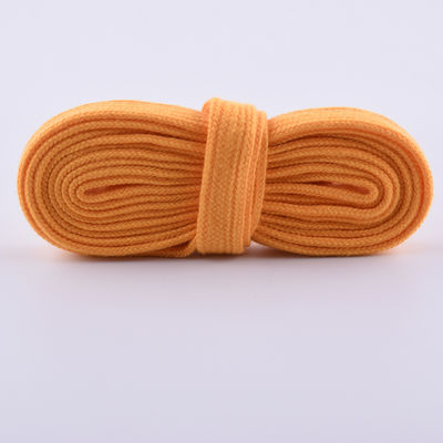 Cordon en coton tressé plat de 12 mm ISO14001 Cordon en macramé coloré