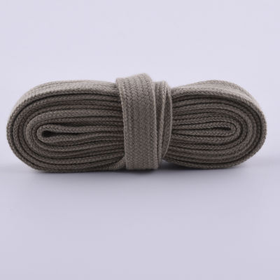 Cordon en coton tressé plat de 12 mm ISO14001 Cordon en macramé coloré