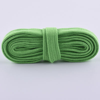 Cordon en coton tressé plat de 12 mm ISO14001 Cordon en macramé coloré