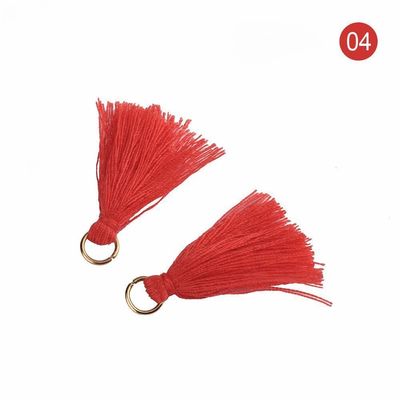 Tassel de coton coloré 3 cm Décoration de vêtements Tassels de fil de coton