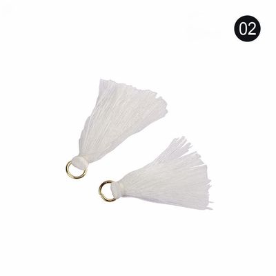 Tassel de coton coloré 3 cm Décoration de vêtements Tassels de fil de coton