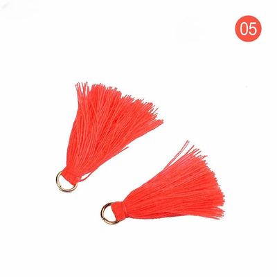 Tassel de coton coloré 3 cm Décoration de vêtements Tassels de fil de coton