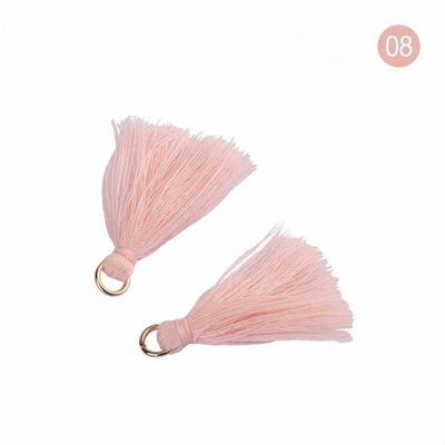 Tassel de coton coloré 3 cm Décoration de vêtements Tassels de fil de coton