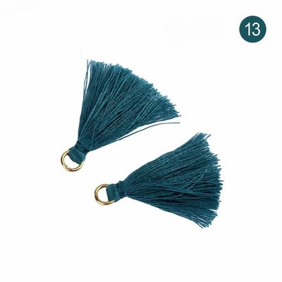 Tassel de coton coloré 3 cm Décoration de vêtements Tassels de fil de coton