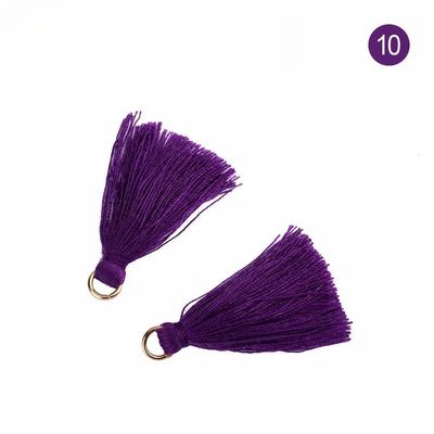 Tassel de coton coloré 3 cm Décoration de vêtements Tassels de fil de coton