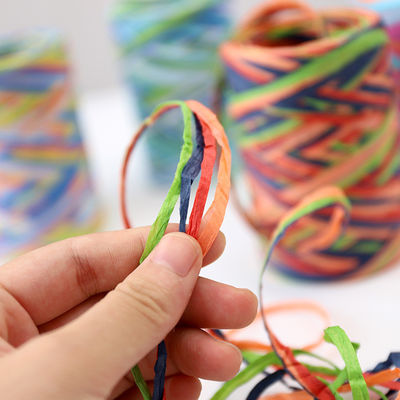 Raffia courroie de papier tordu 80m bricolage corde de papier artisanal