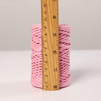 Cordon de papier en fer de 2 mm écologique DIY câble de papier tordu biodégradable