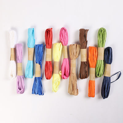 Corde en papier écologique de 10 m bleu foncé, câble Raffia tordu ISO9001
