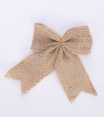 8cm*11cm Jute Ruban à la flèche Rose verte décorative en écharpe