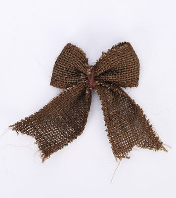 8cm*11cm Jute Ruban à la flèche Rose verte décorative en écharpe