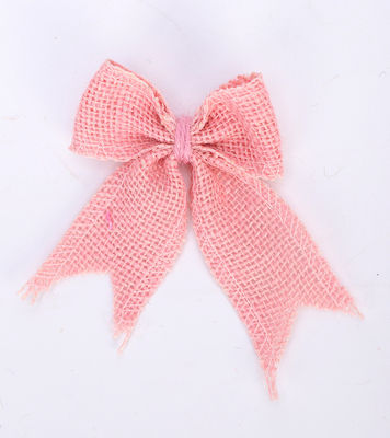 8cm*11cm Jute Ruban à la flèche Rose verte décorative en écharpe