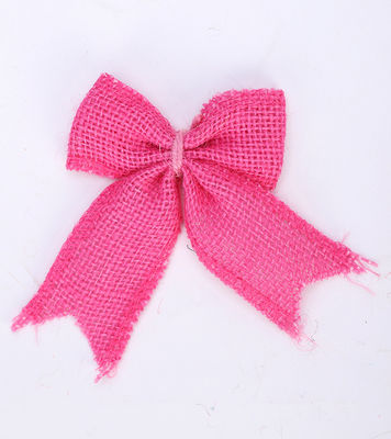 8cm*11cm Jute Ruban à la flèche Rose verte décorative en écharpe