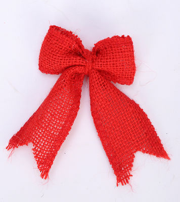 8cm*11cm Jute Ruban à la flèche Rose verte décorative en écharpe