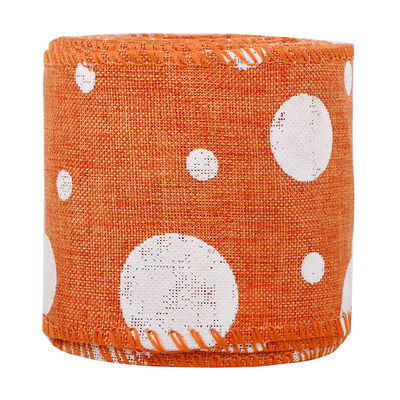 Jour de remerciement Ruban de paille imprimé 63 mm Ruban de coton personnalisé