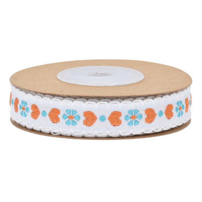 Le ruban à fil florale de 12 mm de Jacquard est conforme à la norme ISO14001