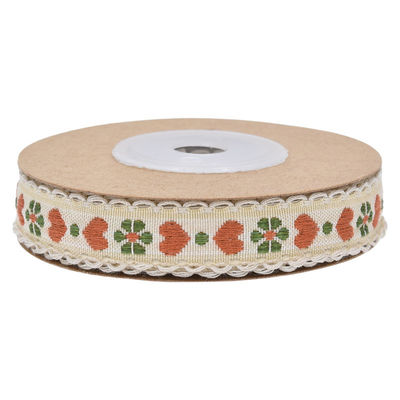 Le ruban à fil florale de 12 mm de Jacquard est conforme à la norme ISO14001