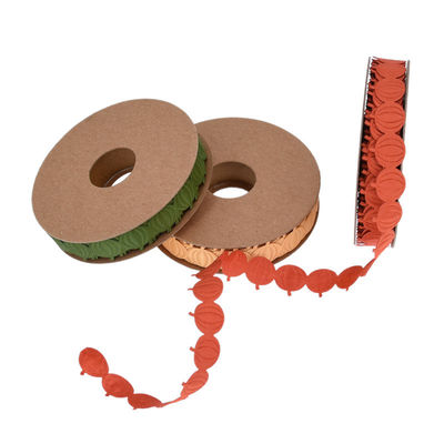 18mm * 15y ruban câblé à la citrouille à ultrasons pour la décoration d'Halloween