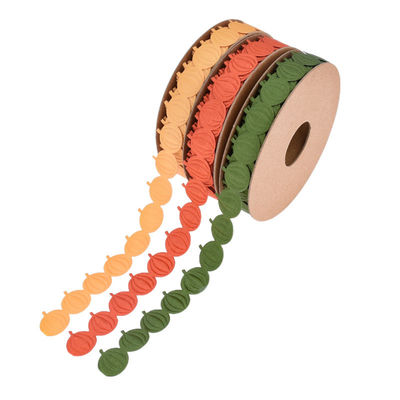 18mm * 15y ruban câblé à la citrouille à ultrasons pour la décoration d'Halloween