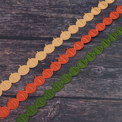 18mm * 15y ruban câblé à la citrouille à ultrasons pour la décoration d'Halloween