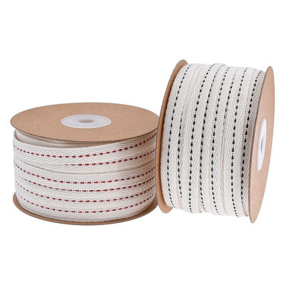 10mm*50y Ruban de coton cousu ISO9001 Ruban de coton sur mesure