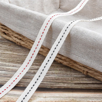 10mm*50y Ruban de coton cousu ISO9001 Ruban de coton sur mesure