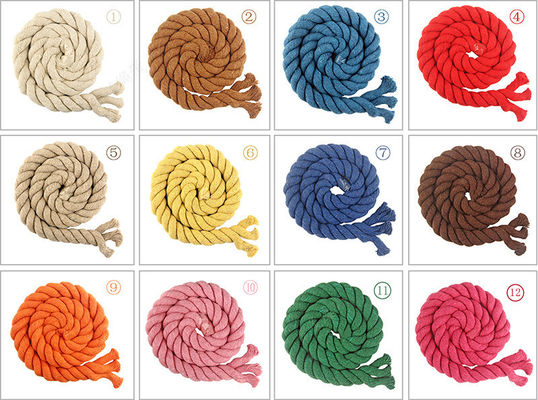 Faites-le vous-même Cordon de coton macrame de 20 mm Cordon de coton de couleur pour l'artisanat