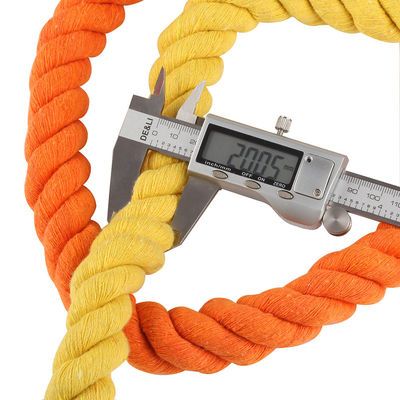 Faites-le vous-même Cordon de coton macrame de 20 mm Cordon de coton de couleur pour l'artisanat