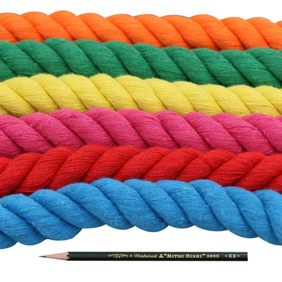Faites-le vous-même Cordon de coton macrame de 20 mm Cordon de coton de couleur pour l'artisanat