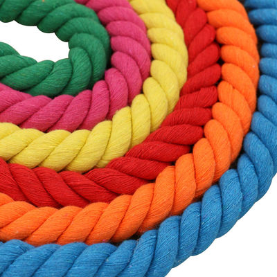Faites-le vous-même Cordon de coton macrame de 20 mm Cordon de coton de couleur pour l'artisanat