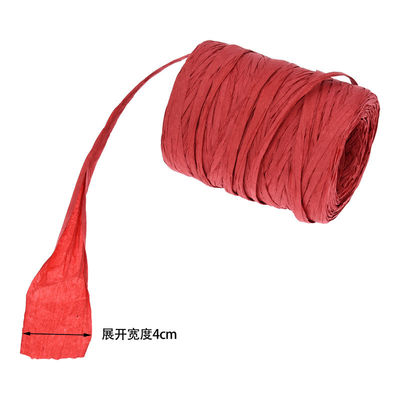 5mm*100m Corde en papier de couleur Eco-friendly bricolage Corde en papier tordu