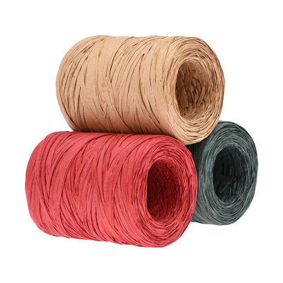 5mm*100m Corde en papier de couleur Eco-friendly bricolage Corde en papier tordu