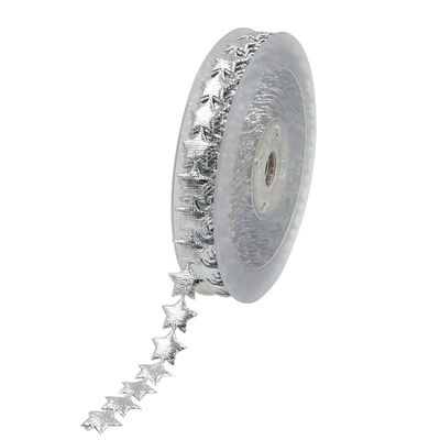 15 mm * 15 m ruban à fil d'étoile à ultrasons Ruban Jacquard à motif simple